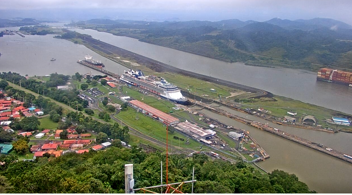 Going Through Panama Canal